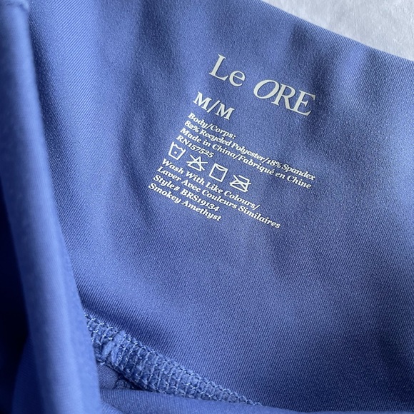 Le Ore Lucca High Rise Pocket Short Size Medium Smokey Amethyst - Picture 2 of 3